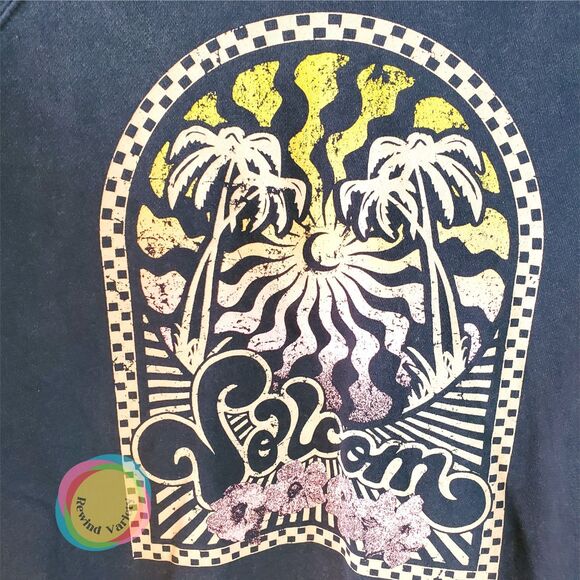 Volcom Sweatshirt Womens XS (Fits Mens M L) Oversized Distressed Graphic Skate - Picture 3 of 10